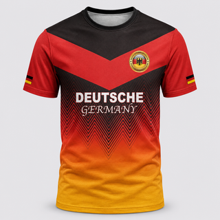 Herren Deutschland Trikot Fußball WM Nationalfarben-Cecile Lavelle-Mehrfarbig-S-Cecile Lavelle