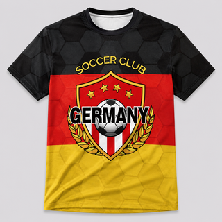 Herren Deutschland Trikot Fußball WM Tradition-Cecile Lavelle-Rot-S-Cecile Lavelle
