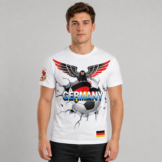 Herren Deutschland Trikot Fußball Weiß WM-Cecile Lavelle-Cecile Lavelle