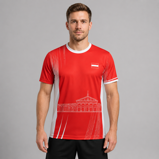 Herren Österreich Trikot Fußball Rot WM-Cecile Lavelle-Cecile Lavelle