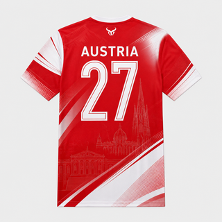Herren Österreich Trikot Fußball WM 2026 Version-Cecile Lavelle-Cecile Lavelle