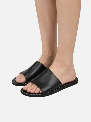 Herren Pantoletten Mit Breitem Riemen-Men Slippers-Cecile Lavelle-Cecile Lavelle