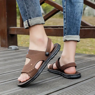 Herren Sandalen mit Breiten Riemen-Cecile Lavelle-Cecile Lavelle
