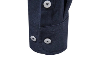Herren Slim Fit Hemd mit Kontrastkragen-overhemd-Cecile Lavelle-Cecile Lavelle