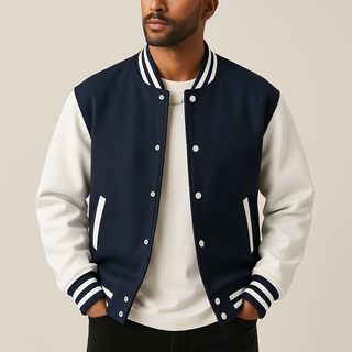 Herren Übergangsjacke Casual-Hoymans-Cecile Lavelle-Marineblau-S-Cecile Lavelle