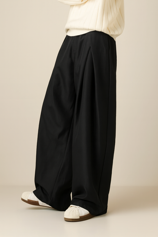 Herren Weite Stoffhose im Pantalon Stil-Cecile Lavelle-Cecile Lavelle