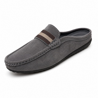Klassische Herren Loafer Slipper Casual-Cecile Lavelle-Grau-39-Cecile Lavelle