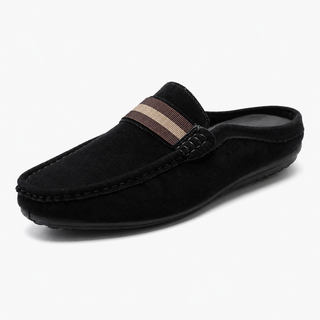 Klassische Herren Loafer Slipper Casual-Cecile Lavelle-Schwarz-39-Cecile Lavelle