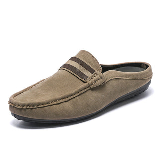 Klassische Herren Loafer Slipper Casual-Cecile Lavelle-Taupe-39-Cecile Lavelle