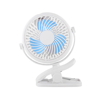 Klemm Ventilator tragbar mit Akku und 360° Rotation-Cecile Lavelle-Blau-Cecile Lavelle