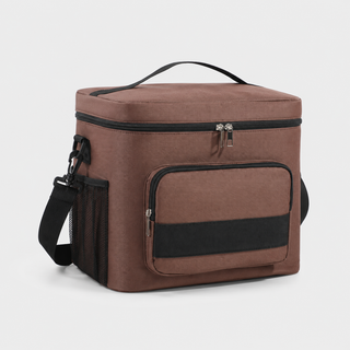 Kühltasche isoliert mit Schultergurt-Cecile Lavelle-Braun-Cecile Lavelle