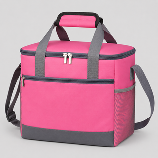 Kühltasche isoliert mit Schultergurt-Cecile Lavelle-Fuchsie-Cecile Lavelle