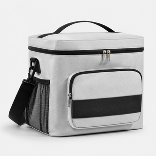 Kühltasche isoliert mit Schultergurt-Cecile Lavelle-Grau-Cecile Lavelle