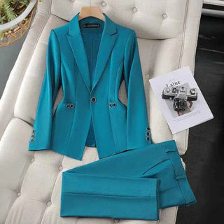 Blazer Und Hose Set Damen