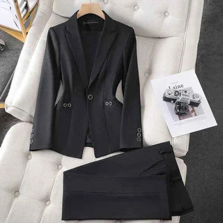 Blazer Und Hose Set Damen