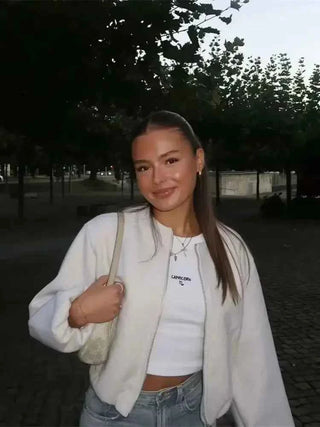 Leichte Bomberjacke Damen
