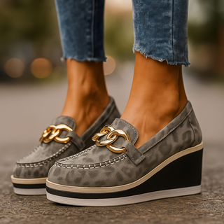 Lässige Slipper Bequeme Stilvolle Schuhe-Cecile Lavelle-Grau-36-Cecile Lavelle