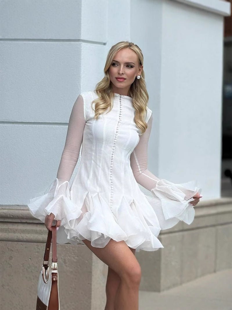 Mini Cocktail Dress Women Elegant