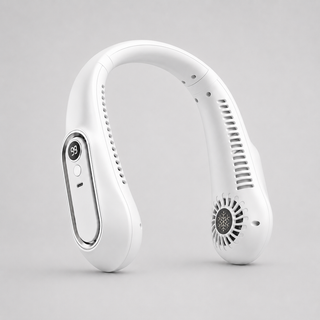 Nackenventilator tragbar mit USB und 360° Kühlung-Cecile Lavelle-Weiß-Cecile Lavelle