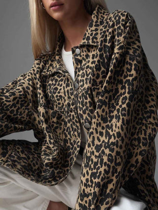 Leopard Jacke Damen