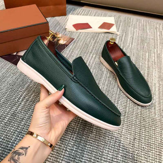 Klassische Lederloafers Herren
