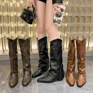 Cowboystiefel Damen Kniehoch