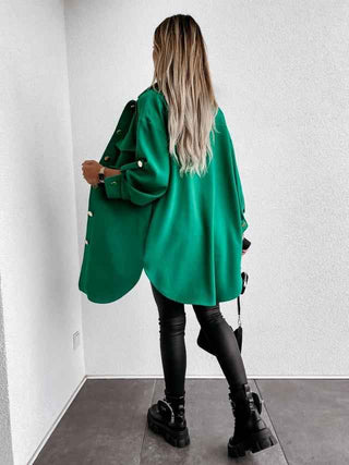 Übergangsjacke im Woll-Look