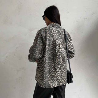 Leopard Jacke Damen