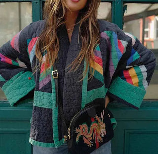Vintage Jacke Karomuster