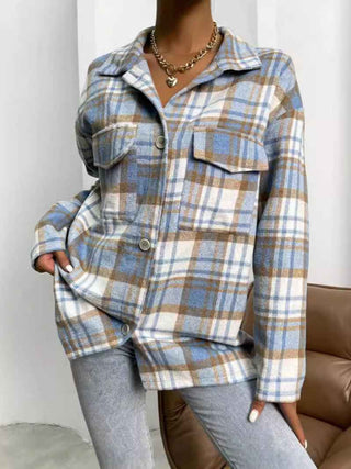 Karierte Jacke Damen