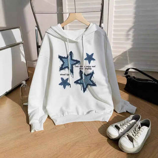 Hoodie Damen mit Sternen