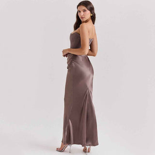 Elegantes Korsett-Maxikleid