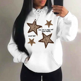 Hoodie Damen mit Sternen