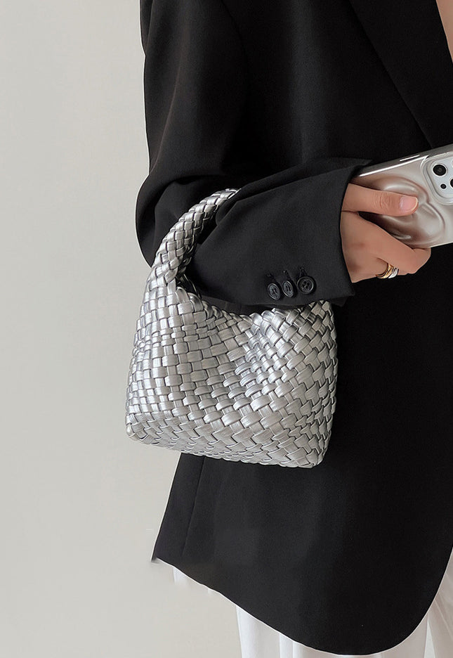céleste – mini handtasche mit geflochtenem look & soft touch
