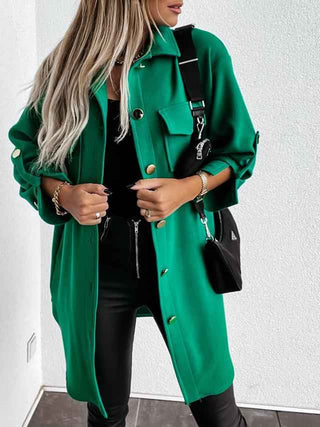 Übergangsjacke im Woll-Look