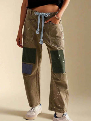 Patchwork Hose Damen