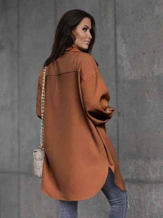 Übergangsjacke im Woll-Look