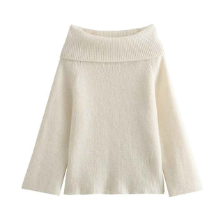 Schulterfreier Pullover