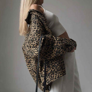 Leopard Jacke Damen