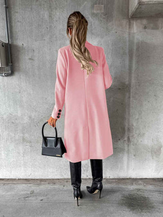 Figurbetonter Trenchcoat in Long-Form
