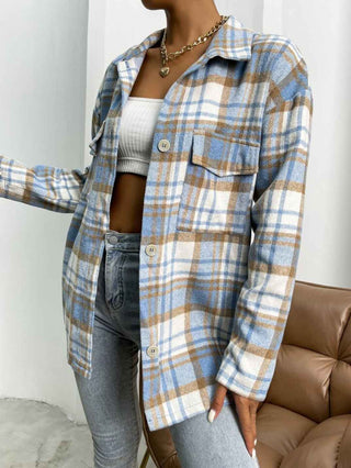 Karierte Jacke Damen