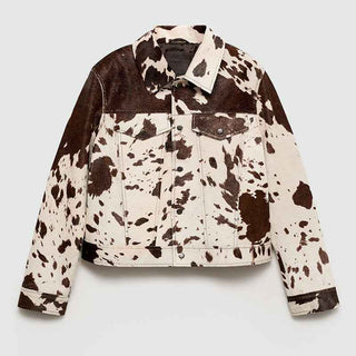 jacke mit Kuhmuster