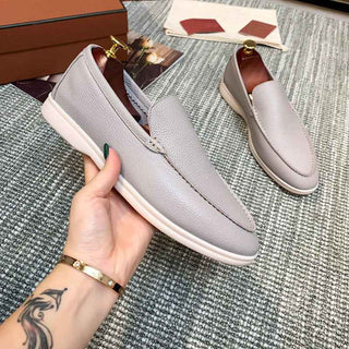 Klassische Lederloafers Herren