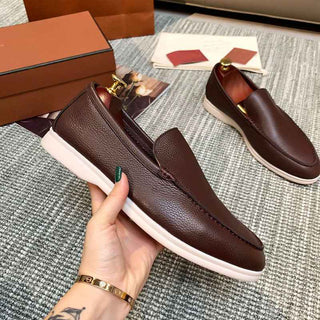 Klassische Lederloafers Herren