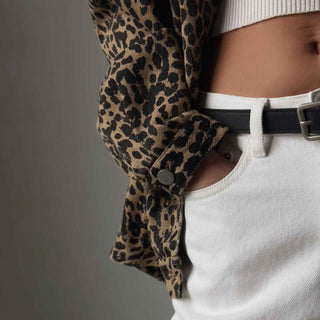 Leopard Jacke Damen