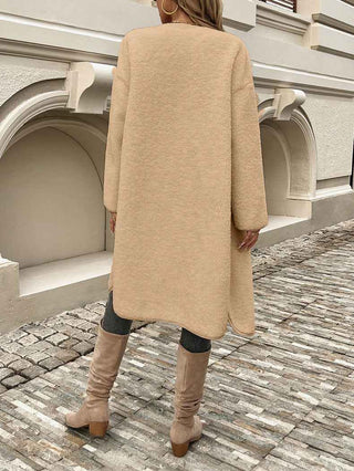 Fleece Jacke Damen Lang
