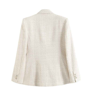 Figurbetonter Blazer mit Reverskragen