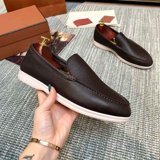 Klassische Lederloafers Herren
