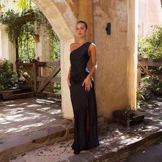 Midi-Kleid mit Rücken‑Cut‑Out