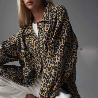 Leopard Jacke Damen